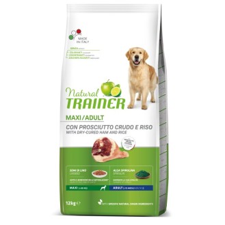 Trainer Natural MAXI ADULT ar šķiņķi 12 kg Trainer Natural MAXI ADULT ar šķiņķi 12 kg