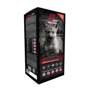 ALPHA SPIRIT PUPPIES pusmitrā barība ar vairākiem gaļas veidiem kucēniem 9 kg ALPHA SPIRIT PUPPIES pusmitrā barība ar vairākiem gaļas veidiem kucēniem 9 kg