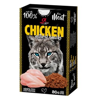 ALPHA SPIRIT NATURAL CAT kārumi kaķiem ar vistas gaļu 80 g (6)