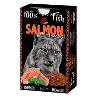 ALPHA SPIRIT NATURAL CAT kārumi kaķiem ar lasi 80 g (6)