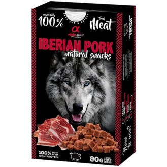 ALPHA SPIRIT NATURAL DOG kārumi suņiem ar cūkgaļu 80 g