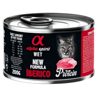 A/S WET Iberico konservēta barība kaķiem ar cūkgaļu 200 g 6 gab.
