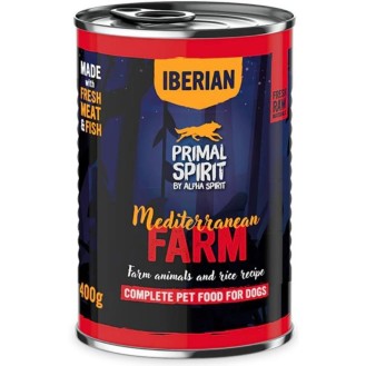 PRIMAL Iberian Mediterranean Farm konservēta barība suņiem 400 g (6)