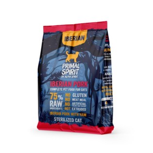 PRIMAL IBERIAN Pork barība kaķiem ar cūkgaļu 1 kg PRIMAL IBERIAN Pork barība kaķiem ar cūkgaļu 1 kg