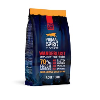 PRIMAL Wanderlust Adult Dog mitrā barība suņiem 1 kg