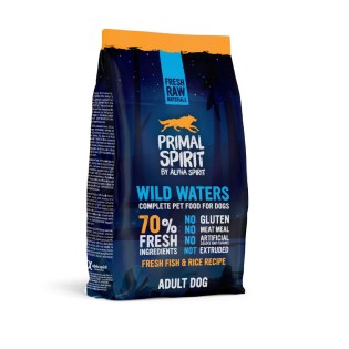 PRIMAL Wild Waters Adult Dog mitrā barība suņiem 1 kg PRIMAL Wild Waters Adult Dog mitrā barība suņiem 1 kg