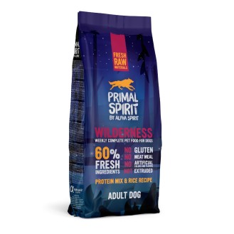 PRIMAL Wilderness Adult Dog mitrā barība suņiem 12 kg