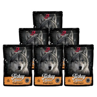 ALPHA SPIRIT WET muss suņiem ar tītara gaļu 300 g 6 gab. (12)