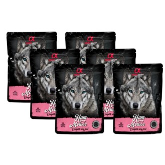 ALPHA SPIRIT WET muss suņiem ar šķiņķi 85 g 6 gab. (24)