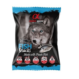 ALPHA SPIRIT SNACKS DOG kārumi suņiem ar zivīm 50 g