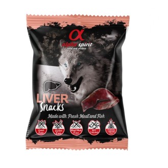 ALPHA SPIRIT SNACKS DOG kārumi suņiem ar aknām 50 g