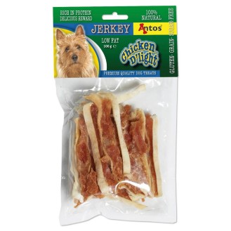 ANTOS Chicken D'light Jerkey vistas gaļas fileja plāksnītes 100 g