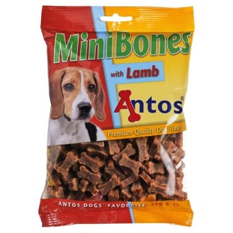 ANTOS Mini Bones Duo Lamb mazi kauliņi ar jēra gaļu 200 g (25)