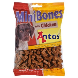 ANTOS Mini Bones Chicken mazi kauliņi ar vistas gaļu 200 g (25)