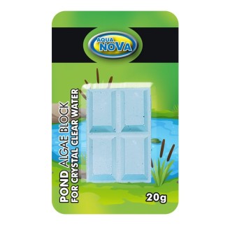 AQUA NOVA Pond Algae Block 20 g (800 l) aļģu likvidēšanai dīķos