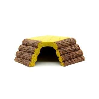 REP NOVA terāriju slēptuve iš baļķu 16x12x5 cm