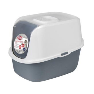 PET NOVA slēgts tualete CatLifePRO pelēks 52 cm