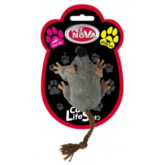 PET NOVA Plush Mouse plīša pele kaķiem 7x5 cm 3 gab. PET NOVA Plush Mouse plīša pele kaķiem 7x5 cm 3 gab.