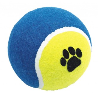 PET NOVA Tennis balls liels ciets bumba 10 cm (peld) 2 gab.