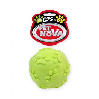 PET NOVA TPR bumbiņa ar skaņu 6 cm 3 gab.