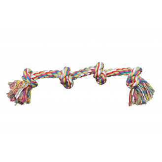 PET NOVA virve ar četriem mezgliem 55 cm PET NOVA virve ar četriem mezgliem 55 cm