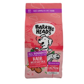 BARKING HEADS Hair Necessities Salmon barība suņiem ar lasi 12 kg