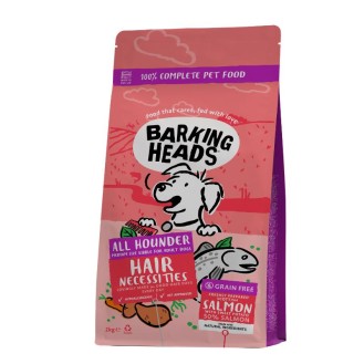 BARKING HEADS Hair Necessities Salmon barība suņiem ar lasi 2 kg