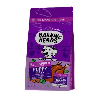 BARKING HEADS Puppy Days Turkey kucēniem ar tītara gaļu 2 kg BARKING HEADS Puppy Days Turkey kucēniem ar tītara gaļu 2 kg