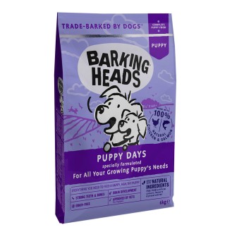 BARKING HEADS Puppy Days Turkey kucēniem ar tītara gaļu 6 kg BARKING HEADS Puppy Days Turkey kucēniem ar tītara gaļu 6 kg
