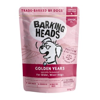 BARKING HEADS Wet Golden Years 300 g Pouch 10 gab.