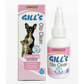 CROCI GILL'S OTO-CLEAN ausu tīrīšanas līdzeklis 50 ml