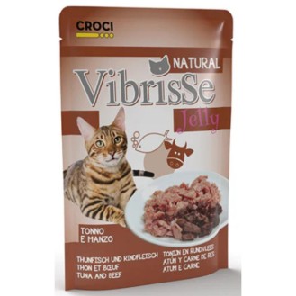 VIBRISSE konservēta barība kaķiem tuncis ar liellopu gaļu želatīnā 70 g 1 gab. (18) VIBRISSE konservēta barība kaķiem tuncis ar liellopu gaļu želatīnā 70 g 1 gab. (18)