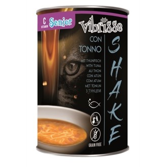 VIBRISSE Shake kokteilis veciem dzīvniekiem kaķiem ar tunci 135 g 1 gab. (12) VIBRISSE Shake kokteilis veciem dzīvniekiem kaķiem ar tunci 135 g 1 gab. (12)