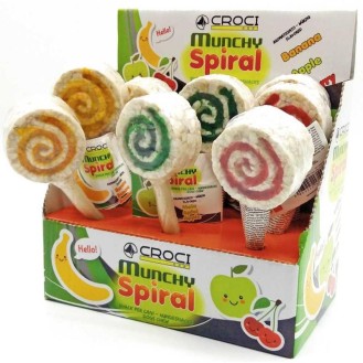 CROCI Spiral liellopa ādas kārums sunim 13 cm 30 g 1 gab. (9)