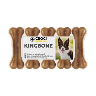 CROCI King Bone liellopu ādas kauliņi 25gx5 gab. 7.5 cm
