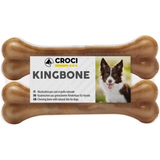 CROCI King Bone liellopu ādas kauliņi 60gx2 gab. 12.5 cm