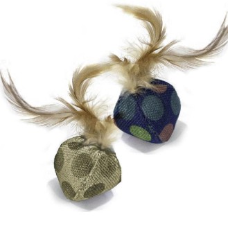 CROCI kaķu bumbiņas ar spalvām un kaķumētru 7 cm, 2 gab. CROCI kaķu bumbiņas ar spalvām un kaķumētru 7 cm, 2 gab.