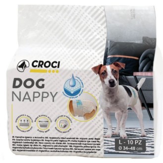 CROCI Dog Nappy autiņbiksītes suņiem L 34-48 cm