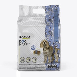CROCI Dog Nappy autiņbiksītes suņu tēviņiem M 40-50 cm 12 gab. CROCI Dog Nappy autiņbiksītes suņu tēviņiem M 40-50 cm 12 gab.