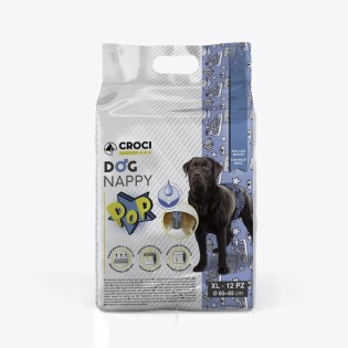 CROCI Dog Nappy autiņbiksītes suņu tēviņiem XL 60-85 cm 12 gab. CROCI Dog Nappy autiņbiksītes suņu tēviņiem XL 60-85 cm 12 gab.