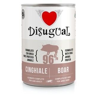 DISUGUAL MonoProtein konservēta barība suņiem ar mežacūkas gaļu 400 g (6)