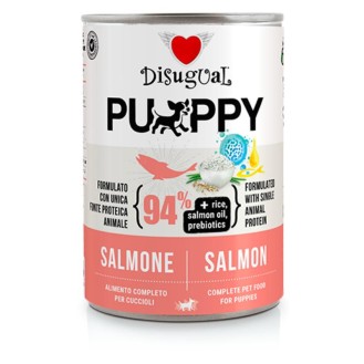 DISUGUAL Puppy konservēta barība kucēniem ar lasi 400 g (6)