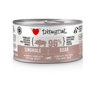 DISUGUAL MonoProtein konservēta barība suņiem ar mežacūkas gaļu 150 g (12)