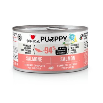 DISUGUAL Puppy konservēta barība kucēniem ar lasi 150 g (12)