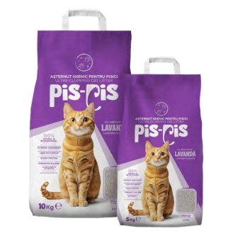 PIS-PIS pakaiši kaķiem ar lavandas aromātu, 5 kg