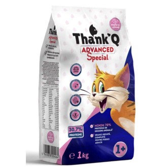 THANK'Q Advanced barība kaķiem ar zivīm, 1 kgx5gab