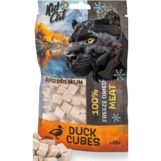 KIDCAT 100% liofilizēti pīles gaļas kubiņi 25 g