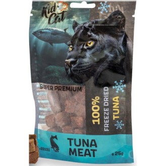KIDCAT 100% liofilizēti tunča kubiņi 25 g