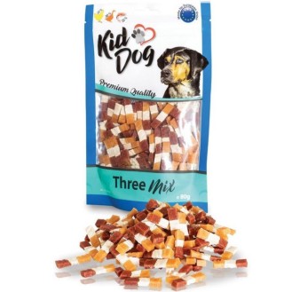 KIDDOG Dental Three Mix 3 garšu kārumi 80 g (150)