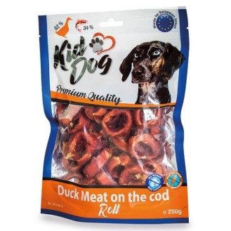 KIDDOG Roll pīles gaļas+mencas gredzeni 250 g (40)